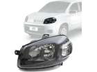 Farol ESQUERDO FIORINO 2010 A 2014 MASCARA NEGRA H4 - Cód. 160767