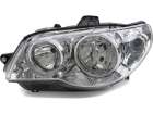 Farol ESQUERDO PALIO RST-II FOCO DUPLO H7/H7 MASCRA E CANHÃO CROMADO - Cód. 160785