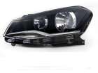 Farol ESQUERDO SAVEIRO G6 2013 A 2016 MASCARA NEGRA FOCO DUPLO - Cód. 160819