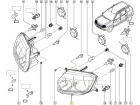 Farol Esquerdo para Renault Duster 2011 até 2015 - Cód. 260605370R
